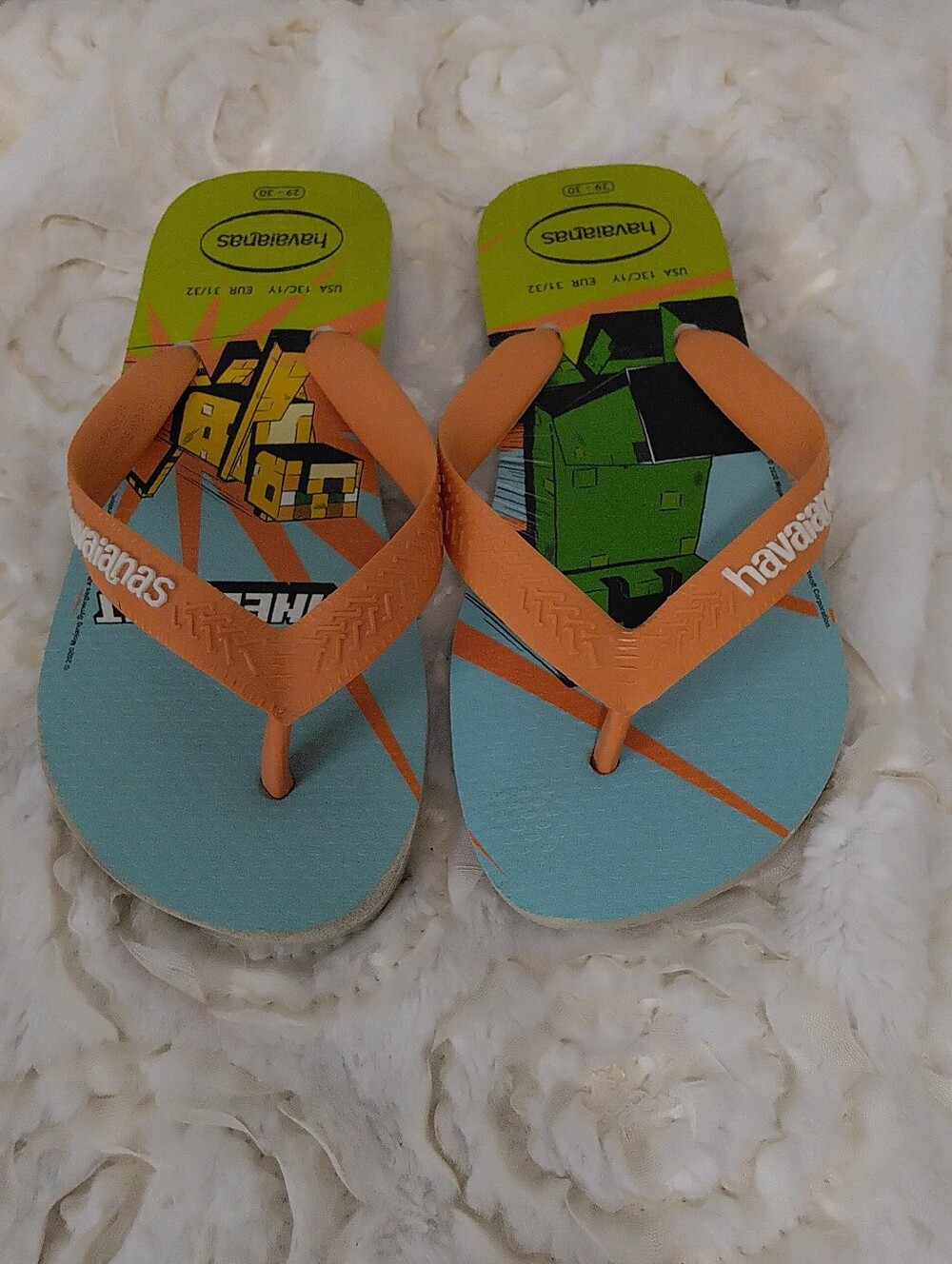 Havaianas Kids Orange Flip Flop Sandals